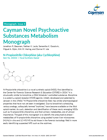 Cayman NPS Metabolism Monograph Issue 4